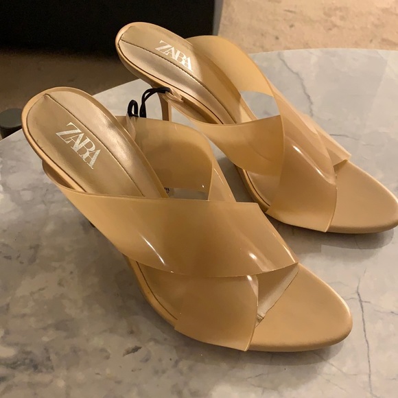 Zara transparent beige shoes - Picture 1 of 6